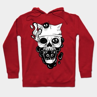 Skull and spiders Hoodie